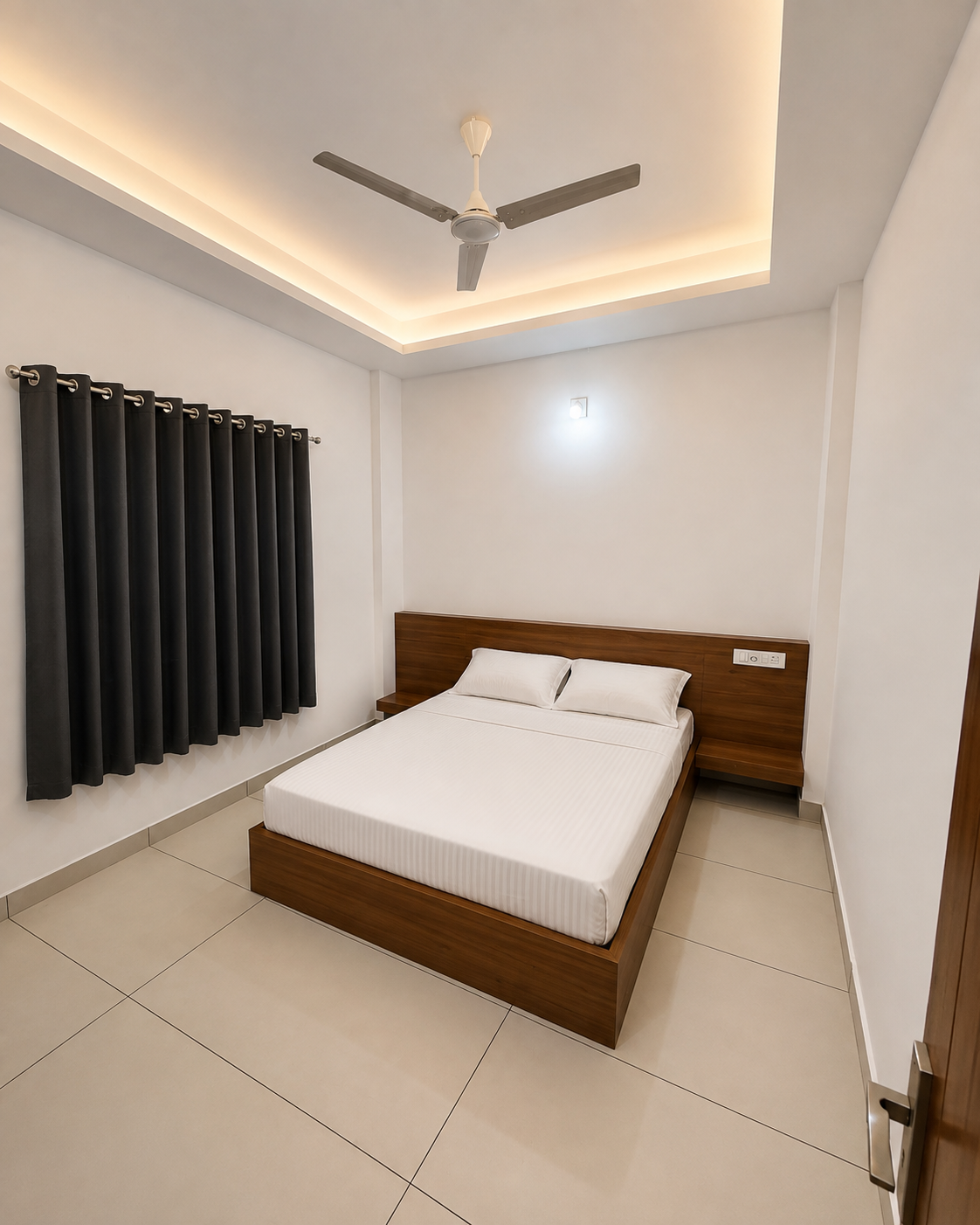 2 BHK Bedroom 2 double bed view